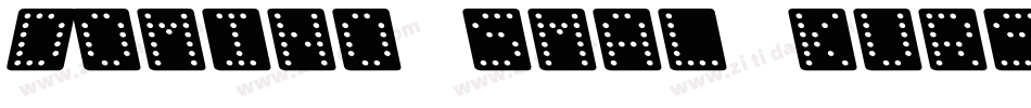 Domino smal kursiv字体转换